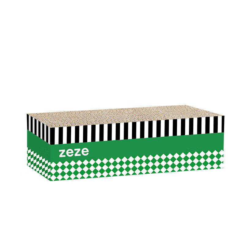 ZEZE貓抓板瓦楞紙大號(hào)直板寵物磨爪器耐抓耐磨不掉屑貓用品玩具 三合一瓦楞紙?zhí)准G白()