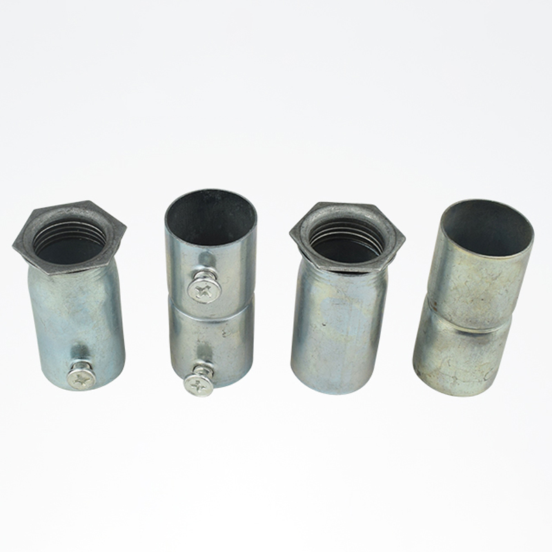 润宏工品 jdg镀锌管 kbg线管接头直接锁母盒接 20带钉锁母 一件100个