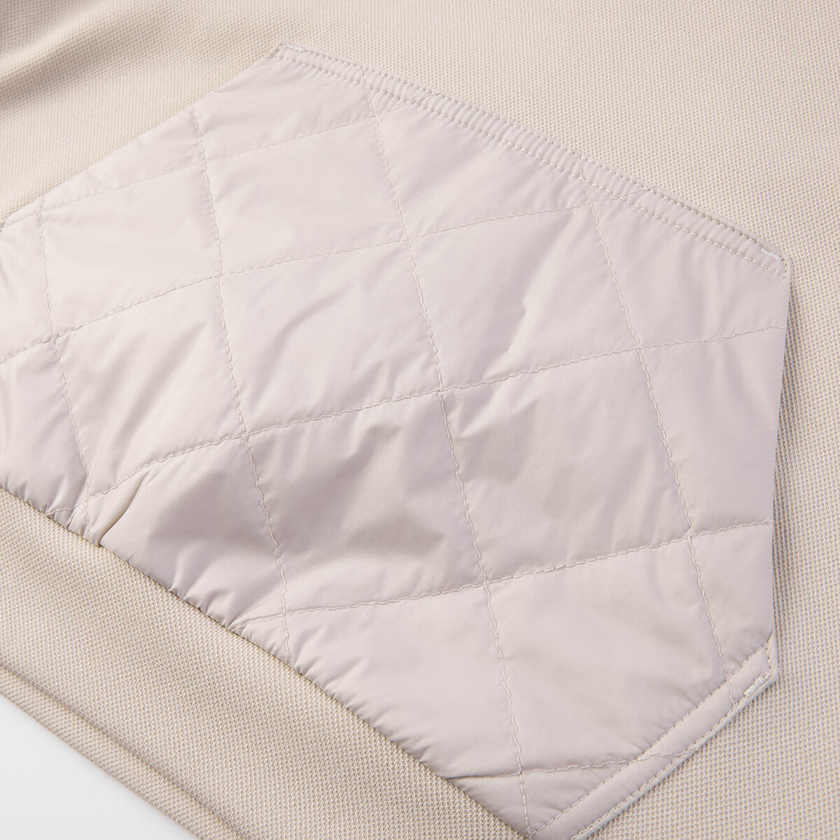 哈吉斯（HAZZYS）童装男童套装秋季新品珠地挺括长袖两件套 浅沙灰 165