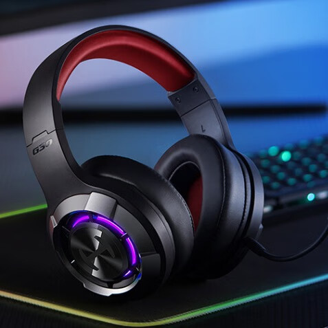 漫步者G30S头戴式蓝牙耳机电竞游戏耳机电脑耳机2.4g蓝牙 黑色