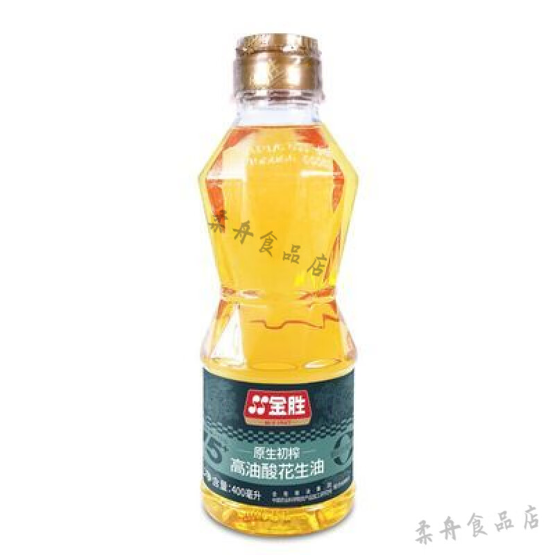 金勝高油酸花生油 原生初榨高油酸花生油400ml*2 金勝原生初榨高油酸花生油400ml2