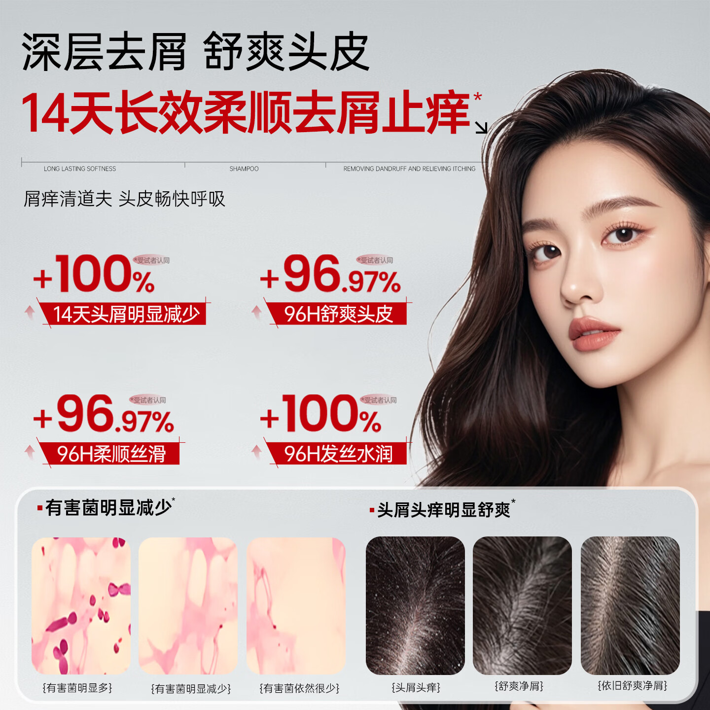 紫郁洗发水护发素沐浴露套装女去屑止痒控油清洁柔顺留香修护舒缓 银杏洗500g+护500ml+沐500g