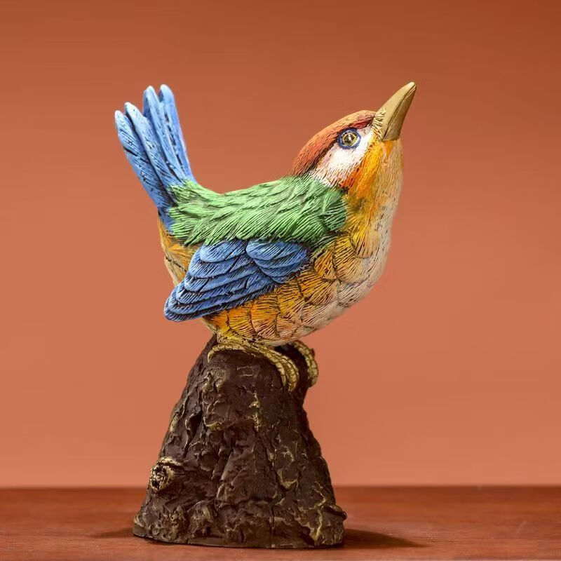 箐铜记黄铜喜鹊摆件喜上眉梢家居客厅桌面装饰品乔迁开业送礼吉祥好物 喜鹊 新中式