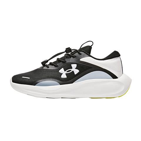 安德玛（Under Armour）儿童跑步鞋秋透气舒适防撞防滑运动休闲百搭大童运动鞋2531109 黑色 33