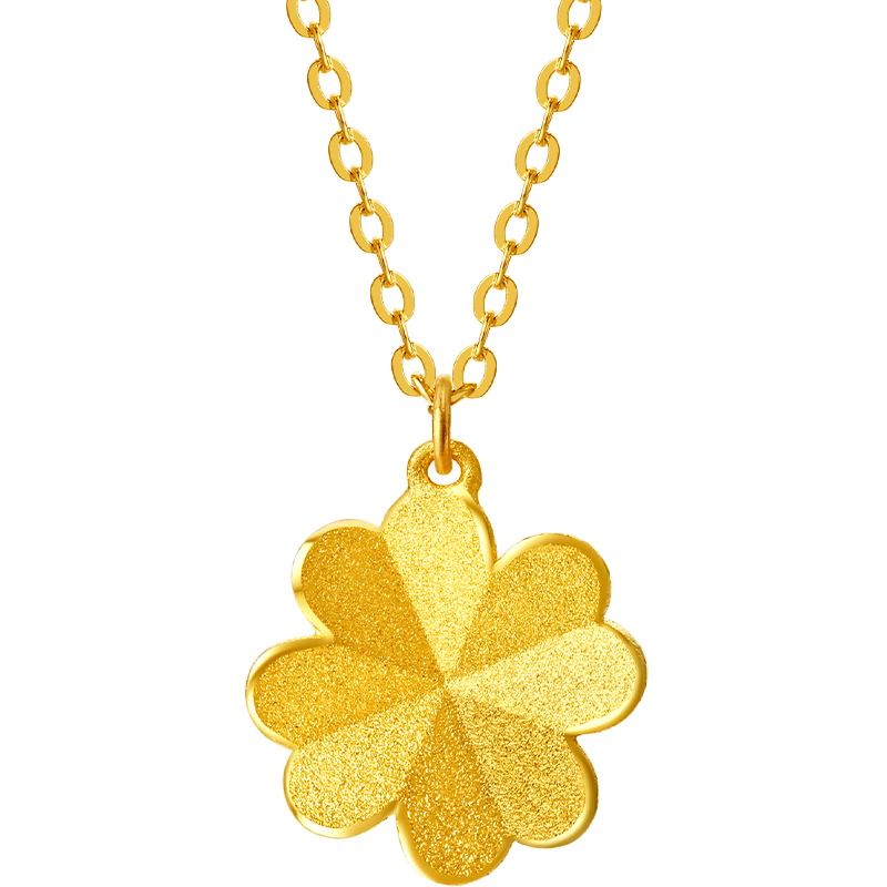 ���������999��Ҷ�ݻƽ�����Ů��׹�Ƽ�A0611665 Լ3.61g 40+5cm ���� 4665Ԫ