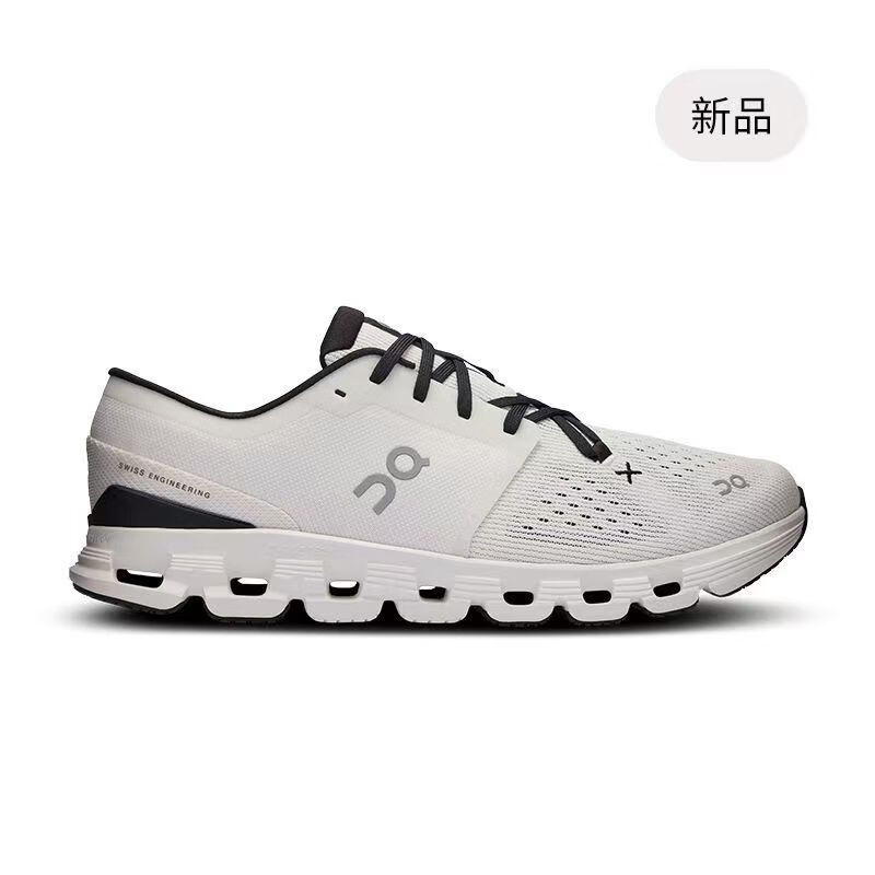 昂跑Cloud X 4 男女款新一代综合训练鞋舒适百搭速度休闲跑步鞋运动鞋 白色 (拍大半码) 44