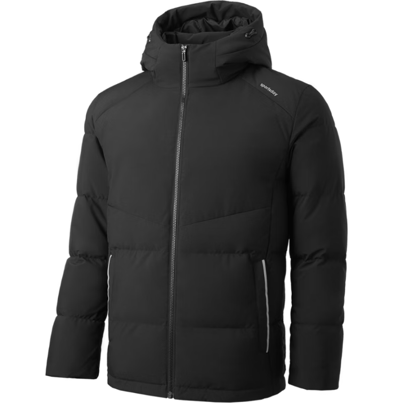 海澜之家羽绒服男运动外套男冬季 黑色9C S 165/84A 推荐100-120斤