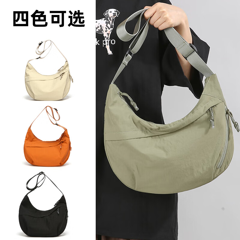 思牧(SIMU)新款时尚休闲百搭斜挎包女潮流单肩包 黑色