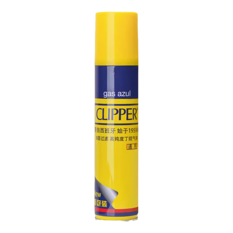 CLIPPER西班牙高純度打火機專(zhuān)用充氣瓶丁烷氣體氣罐通用優(yōu)質(zhì)液化氣燃料 打火機燃料充氣瓶【300ML*1】