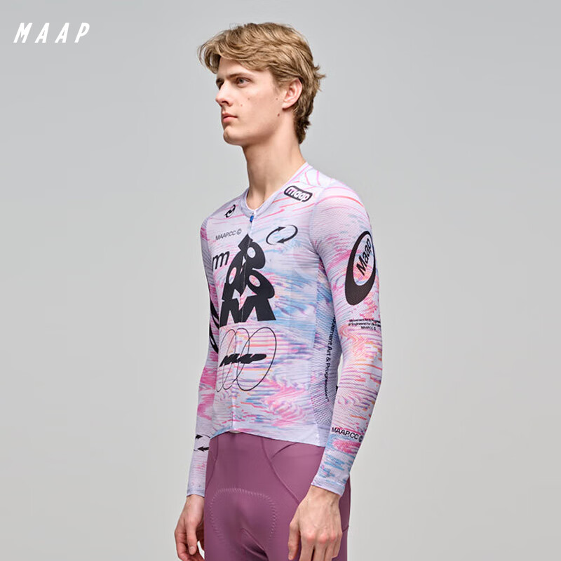 MAAP 【新品】男士 Chroma系列 Pro Air 3.0 旋风紫 长袖骑行服  旋风紫 L
