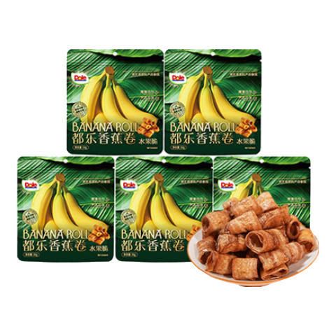 都乐（DOLE）香蕉卷30g*5袋香蕉脆卷 原料产自泰国