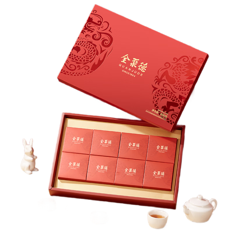 全聚德 月饼 全聚时刻月饼礼盒600g 中秋节礼品 北京特产送礼团购