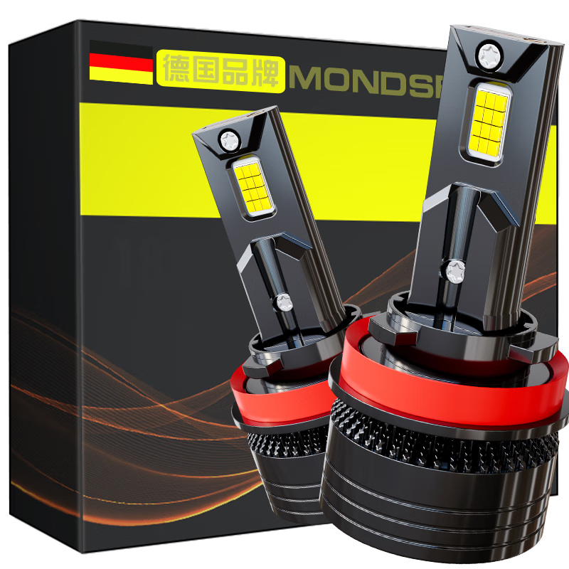 魔燈獅（Mondsie）適用現(xiàn)代領(lǐng)動(dòng)汽車led大燈改裝遠(yuǎn)近一體近光燈遠(yuǎn)光燈led車燈泡