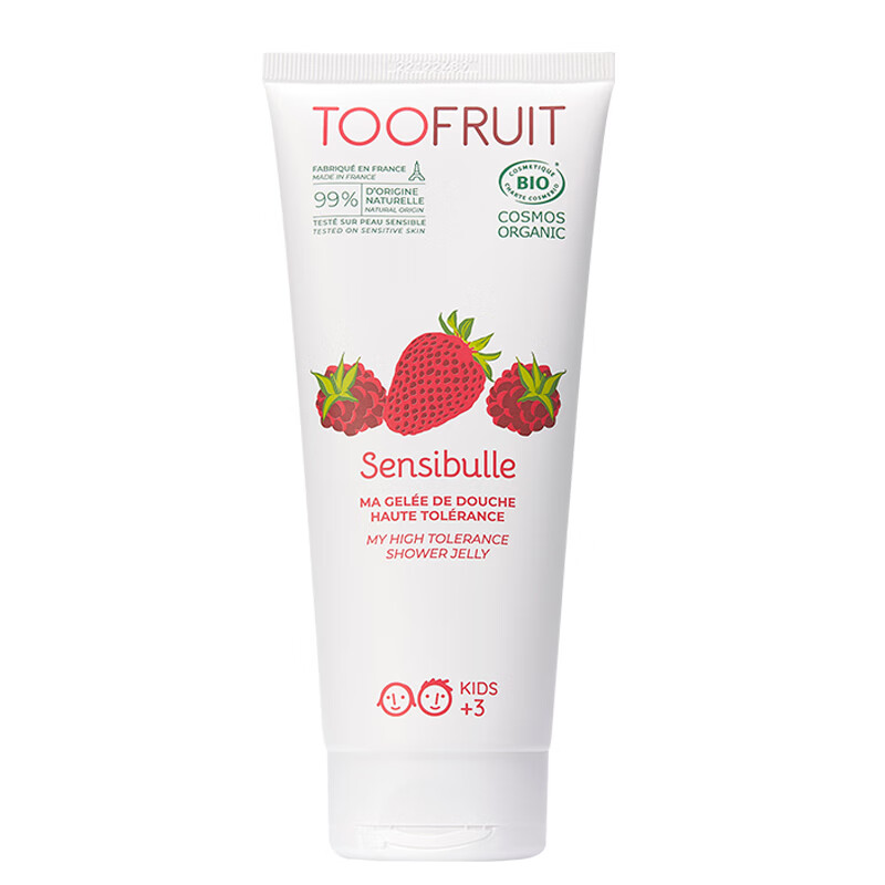 TOOFRUIT多果肤 有机儿童沐浴露3-6-12岁温 和洁净水润保湿效期至26年11月