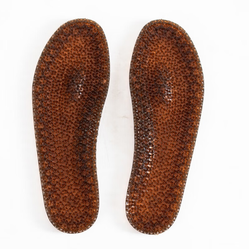 通用按摩鞋垫脚底穴位刺激涌泉穴鹅卵石足底足疗缓解脚痛超软 涌泉穴按摩鞋垫XS码(适合35-37码