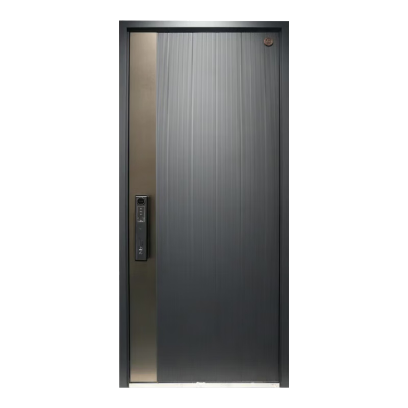 德諾特防盜門(mén)精雕鋁木裝甲智能門(mén)鎖高端別墅子母門(mén)雙色大門(mén)外開(kāi)雙開(kāi)門(mén)子母門(mén)裝甲門(mén) 802鋁鋼外板3mm內鋼質(zhì)平板非標定制2800/平