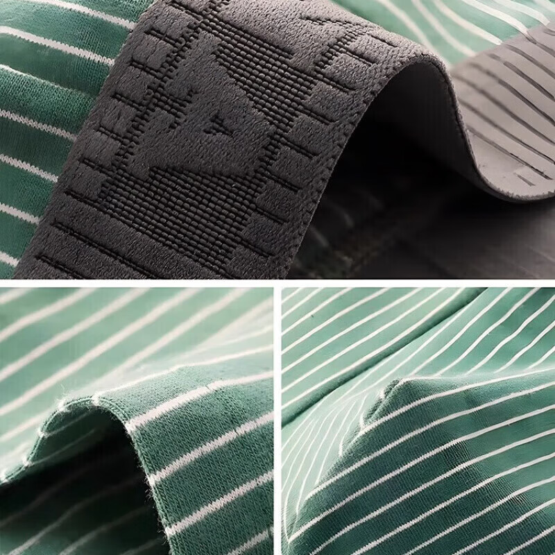 宜而爽新疆纯棉内裤男士透气青少年纯色四角透气大码高弹平角裤 C组 黑+蓝+黄+灰 4条 3XL (120~140斤)