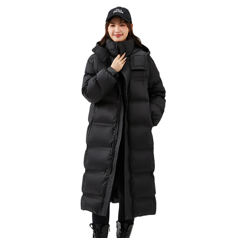 雪中飞（SNOWFLYING）中长款羽绒服女士2025新款外穿加厚防寒高档时尚休闲冬季保暖外套