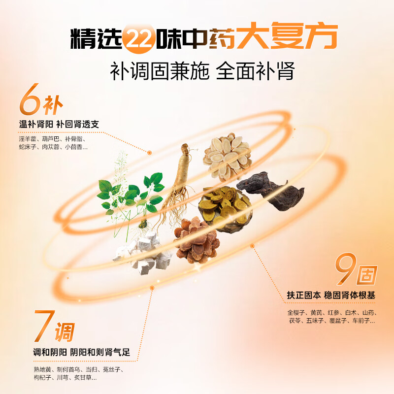 [汇仁]肾宝片 0.7g*90片 1盒装 汇仁六芒星肾宝片温阳补肾扶正固本肾虚腰疼尿频腿酸正品熬夜加班汇仁官方旗舰店 无赠品