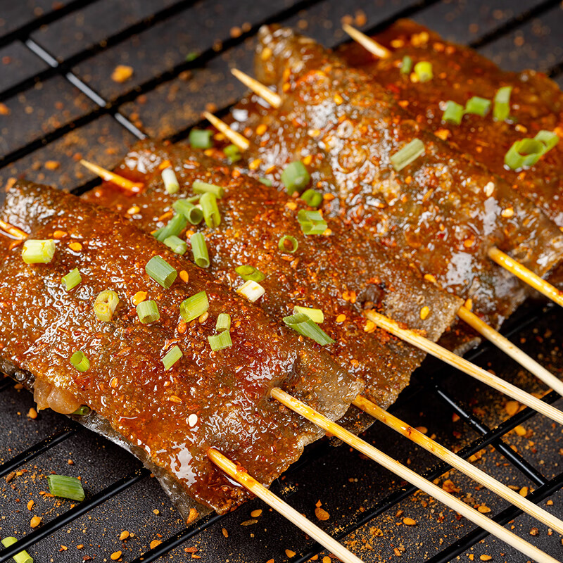 川娃子川娃子烧烤苕皮 川渝特色 软糯有嚼劲 烧烤摊 3袋 辣椒面*1