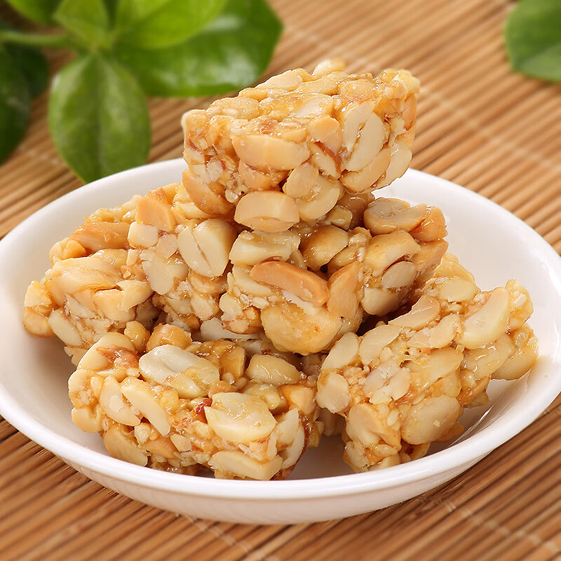 沂蒙公社花生酥孕婦吃的食品休閑 零食小吃添加散裝營(yíng)養(yǎng)135g*3袋無(wú) 原味