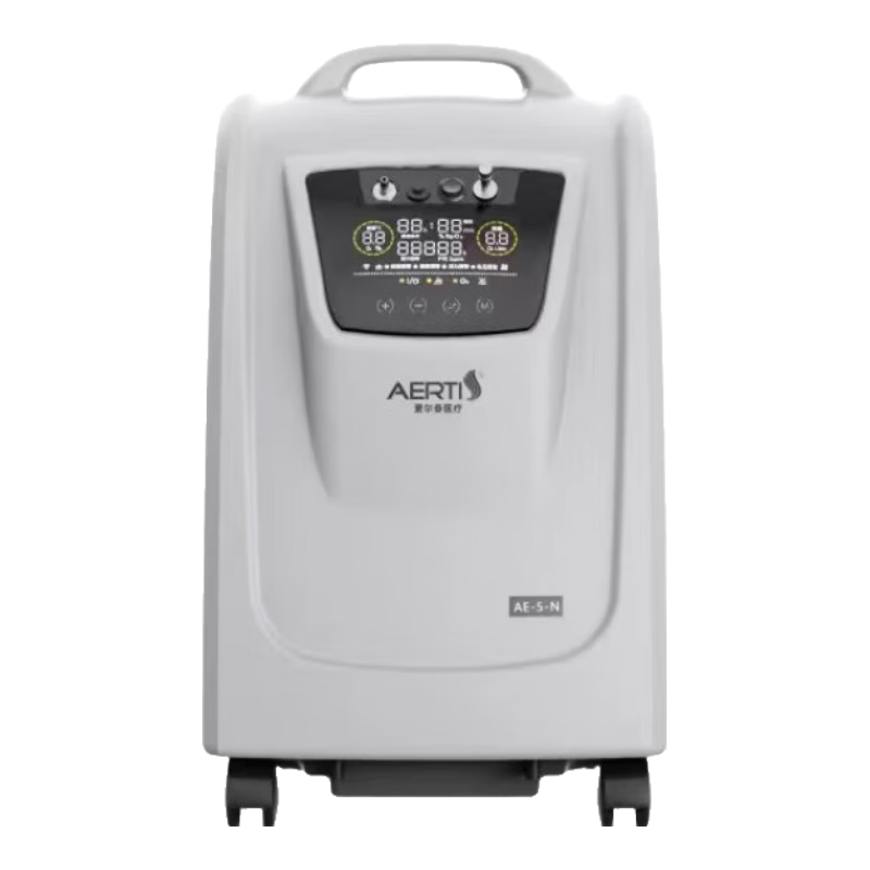 愛爾泰醫(yī)用5升制氧機AE-5-N吸氧機5l成人老人低噪制氧機帶吸氧管 愛爾泰AE5N(大屏款)