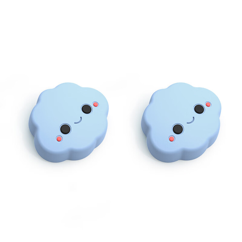 錦讀（JINDU）Jemdo適用switch搖桿帽joycon2手柄按鍵帽switcholed按鈕套ns2代游戲機(jī)pro2保護(hù)殼switchlit 【適用NS_OLED_Lite通用】藍(lán)色云朵*1對(duì)