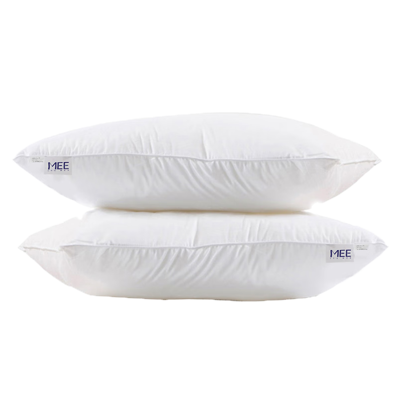 梦洁家纺 枕头 云柔纯棉抗菌羽丝绒对枕 情侣枕芯高弹酒店家用单人纤维枕 【对枕】  新纤对枕 枕头