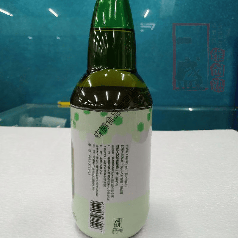 新疆升旗卡瓦斯 500毫升装玻璃瓶 蜂蜜发酵不含酒精 500毫升6瓶