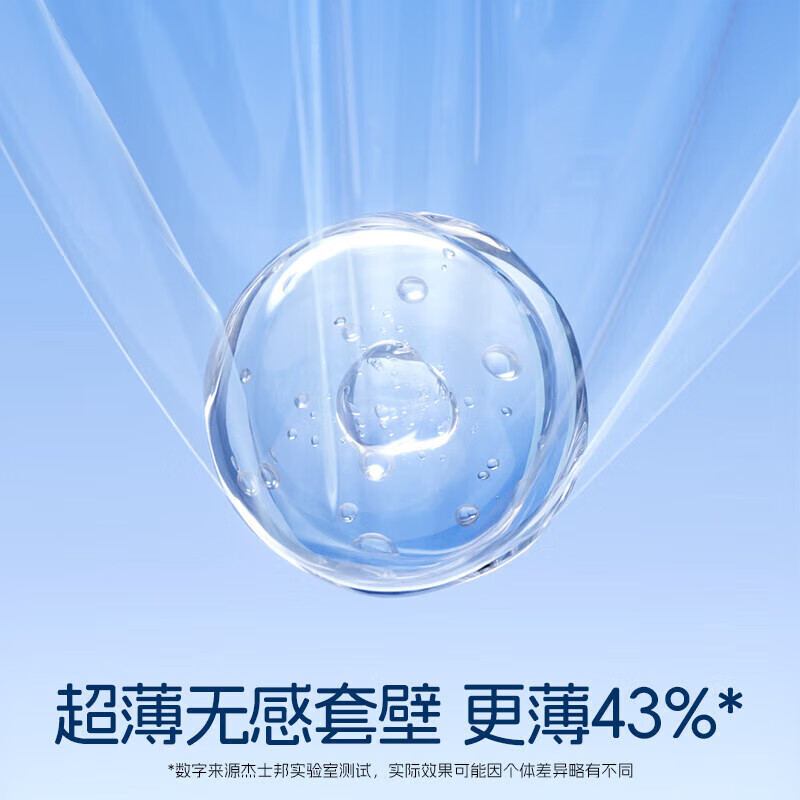 杰士邦避孕套003超薄玻尿酸0.01超薄安全套隐形裸入水光套女性秒喷套byt 15只零感超薄超润8只+003至薄至润7只