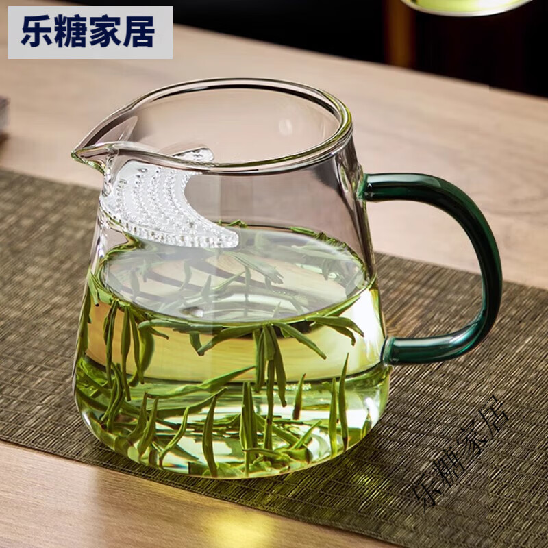 网一体玻璃茶壶泡绿茶器功夫分茶杯