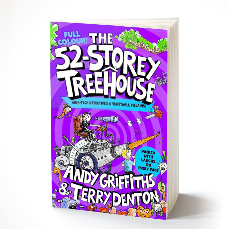 树屋故事4：52层小屁孩树屋历险记（全彩漫画） The 52-Storey Treehouse Colour Edition 章节漫画故事书 进口原版 英文书