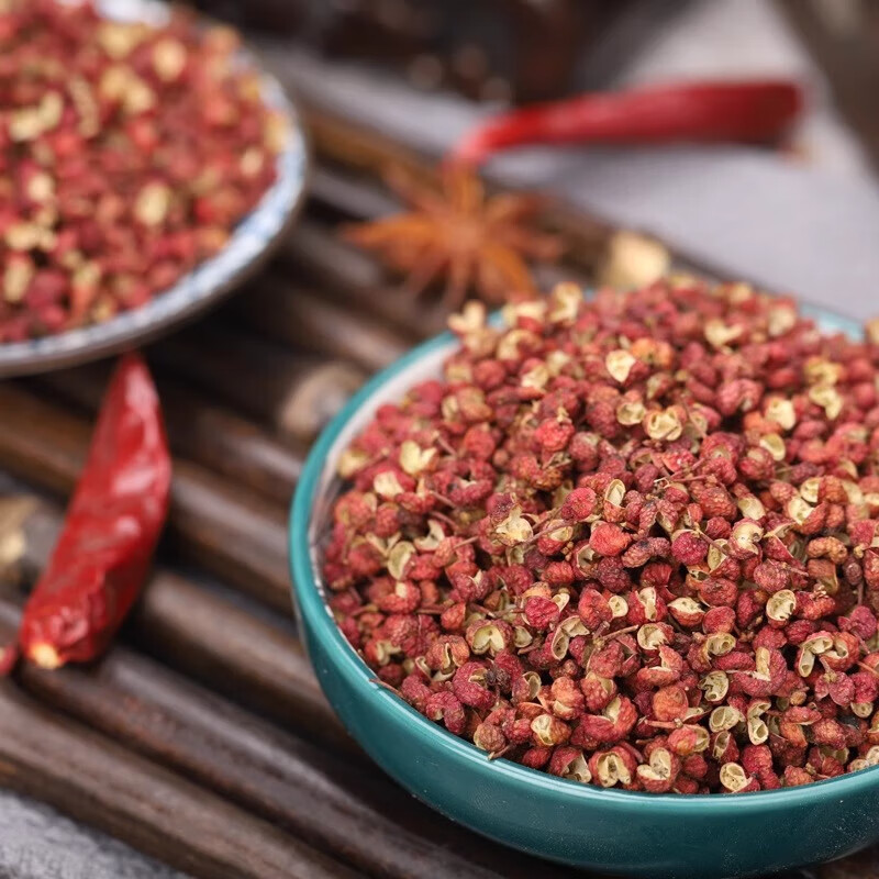 协穆胖东来代购品质特一级四川汉源花椒新货食用香料大红袍花椒粒调味 特级大红袍花椒 200g*4罐