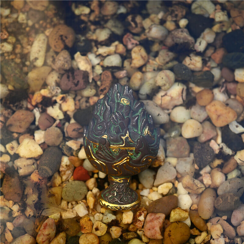 接运猫河北博物院错金铜博山炉立体冰箱贴树脂博物馆文创故宫礼物装饰品 咖啡色