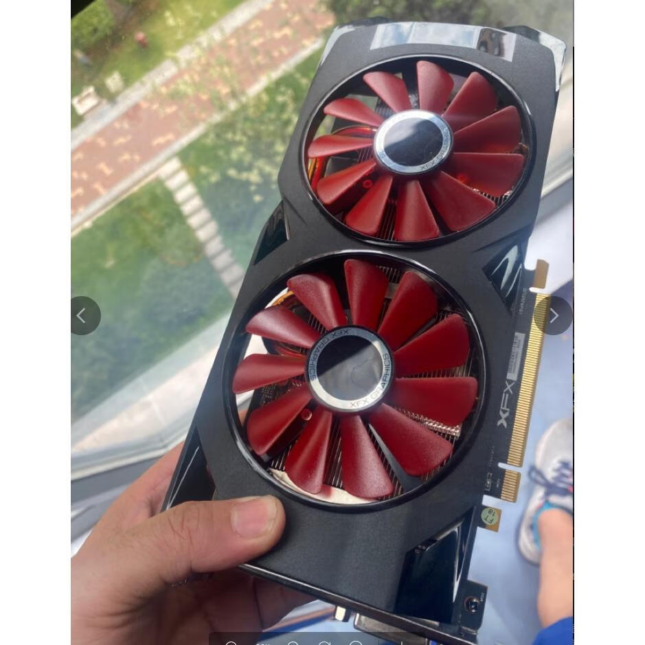 讯景XFX Rx580 2048 2304全血黑苹果桌面电脑游戏独立显卡 讯景RX580 2048红狼 8GB