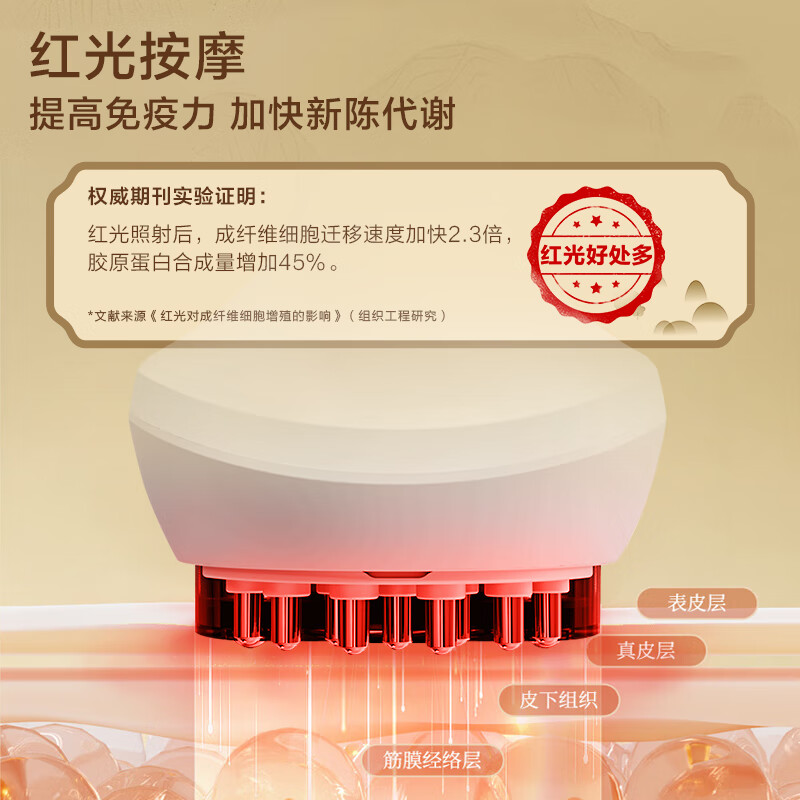 海尔刮痧仪器电动刮痧仪拔罐器家用神器负压腿部经络疏通板刷一体机全身富贵包按摩送爸爸妈妈实用礼物
