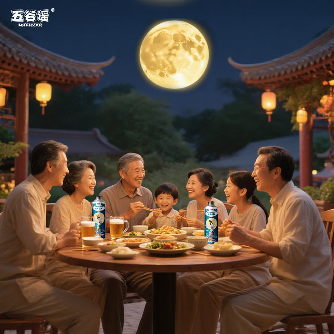 五谷谣米草精酿白啤国风款 互花米草萃取液+益生菌专利配方 啤酒 整箱装