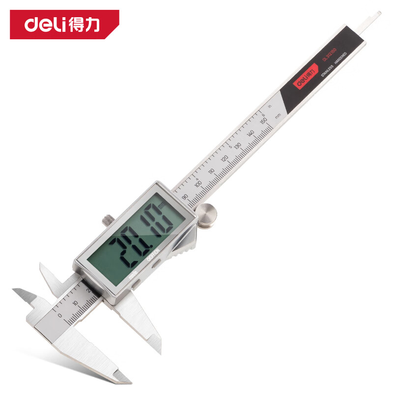 DL312150数显卡尺150mm全屏(红)(把) DL312150数显卡尺150mm全屏(红)