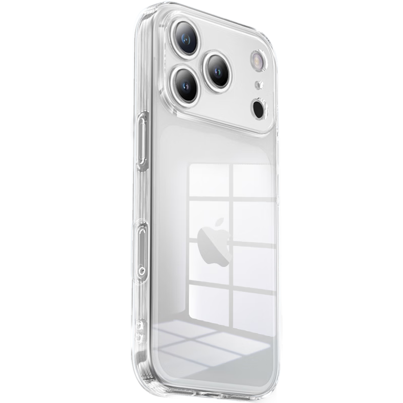 品胜【相机键全包|气囊升级】适用iPhone17ProMax手机壳苹果17ProMax保护套晶透耐磨简约气囊防摔壳