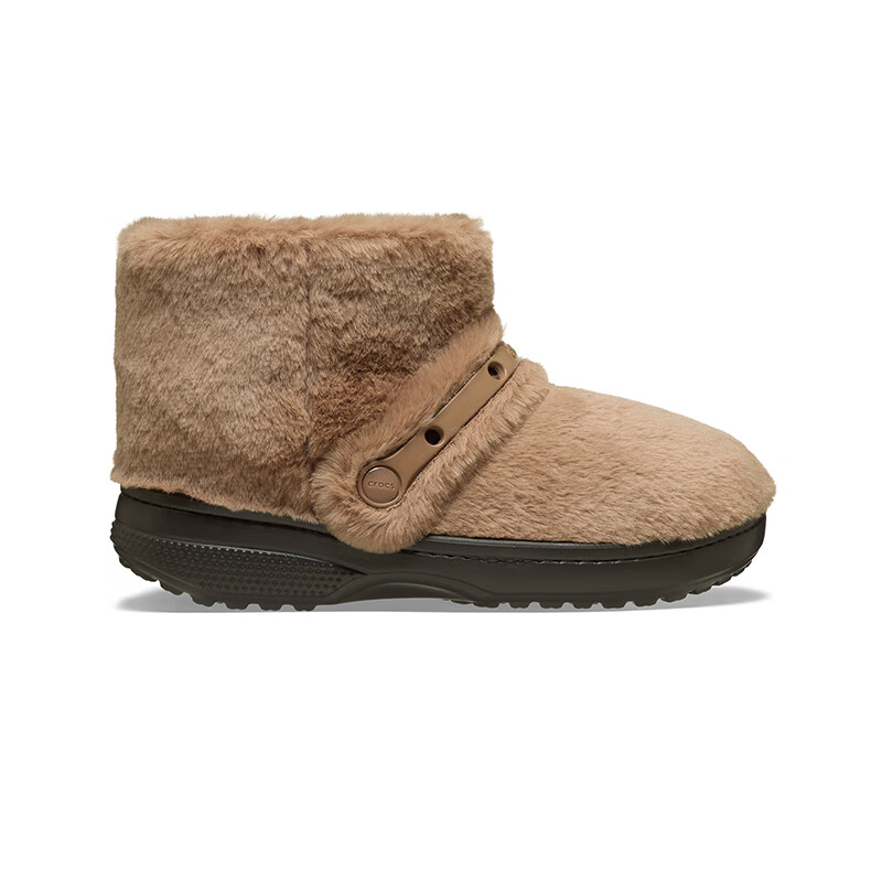 CROCS卡骆驰白鹿同款经典雪绒靴保暖百搭舒适棉鞋|211743 巧克力色-2JJ 37 (230mm) /38