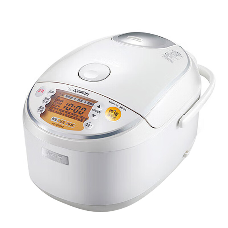象印（ZO JIRUSHI）电饭煲日本原装进口IH电磁加热人工智能AI炊饭电饭锅七种炊煮压力煮饭锅可预约带蒸格 【仅剩一台】NP-NCH18C 高贵白 5L 贵在品质
