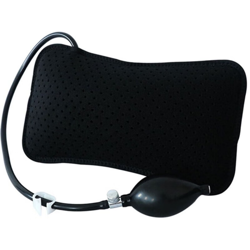 通用充气腰垫旅行便携带家用 护腰带气囊腰枕充气垫牵引垫腰椎撑透气 默认