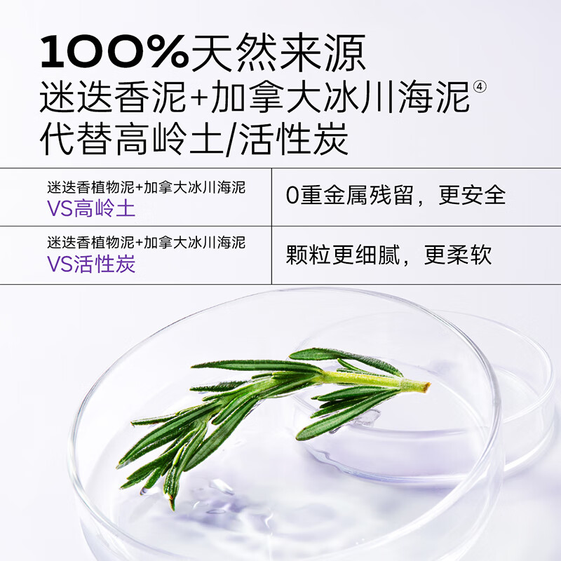 优理氏毛孔净颜泥膜清洁毛孔面膜涂抹式去黑头吸附油脂控油平衡紧致 毛孔细致净颜泥膜7颗