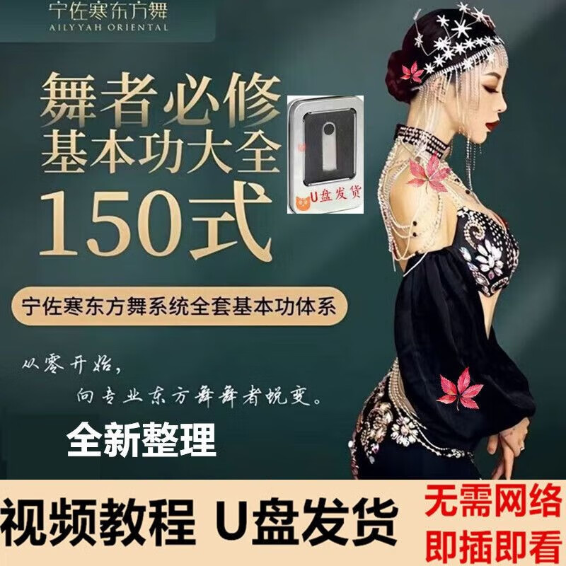 宁佐寒老师肚皮舞课程u盘舞者必修东方舞基本功入门小舞蹈课程 宁佐寒