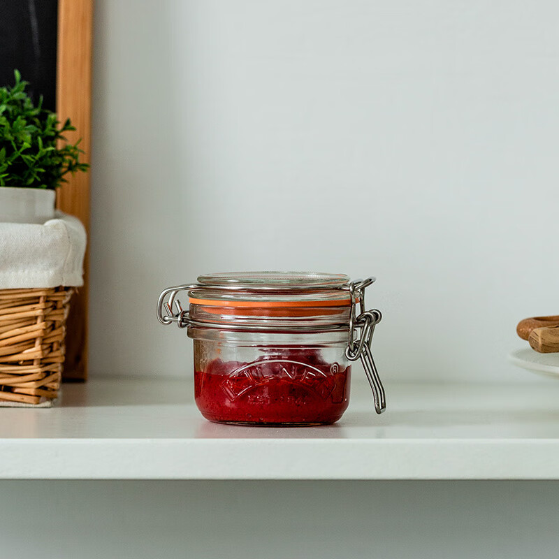 kilner密封罐玻璃食品級(jí)腌制容器裝咸菜蜂蜜空瓶雜糧儲(chǔ)物泡菜壇子 125ml_適合裝醬料的小罐子xe