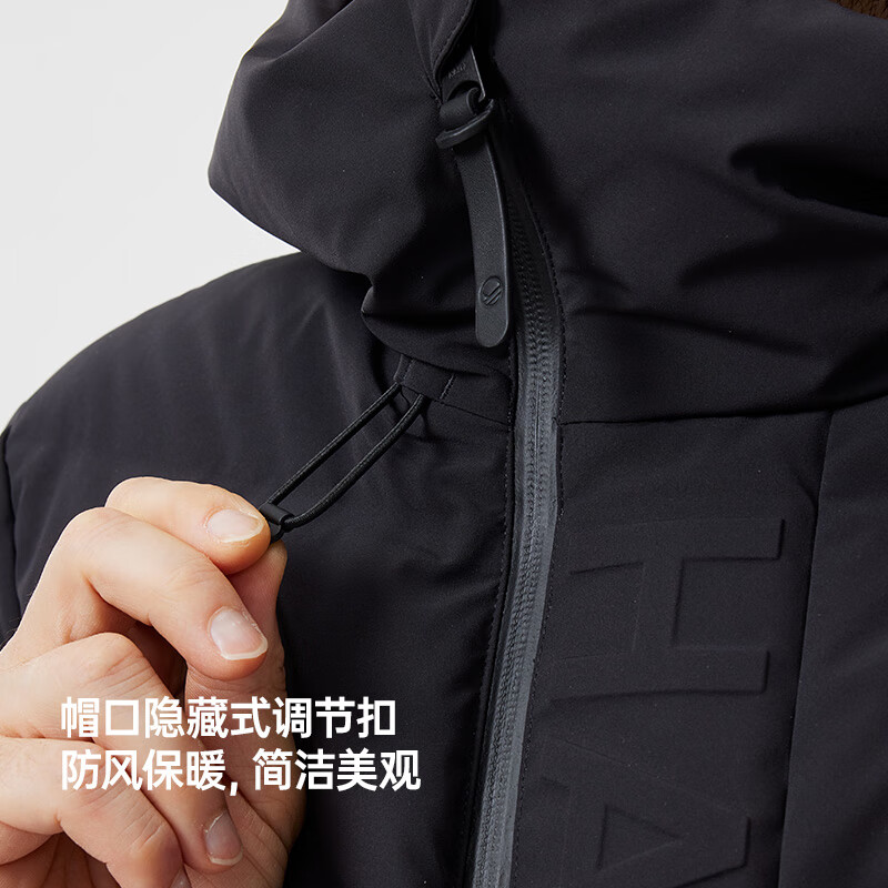 HALTI哈尔迪男士90鹅绒石墨烯蓄热防泼水鹅绒羽绒服HDTEA510628SC 暗宝石蓝 M 170/88A