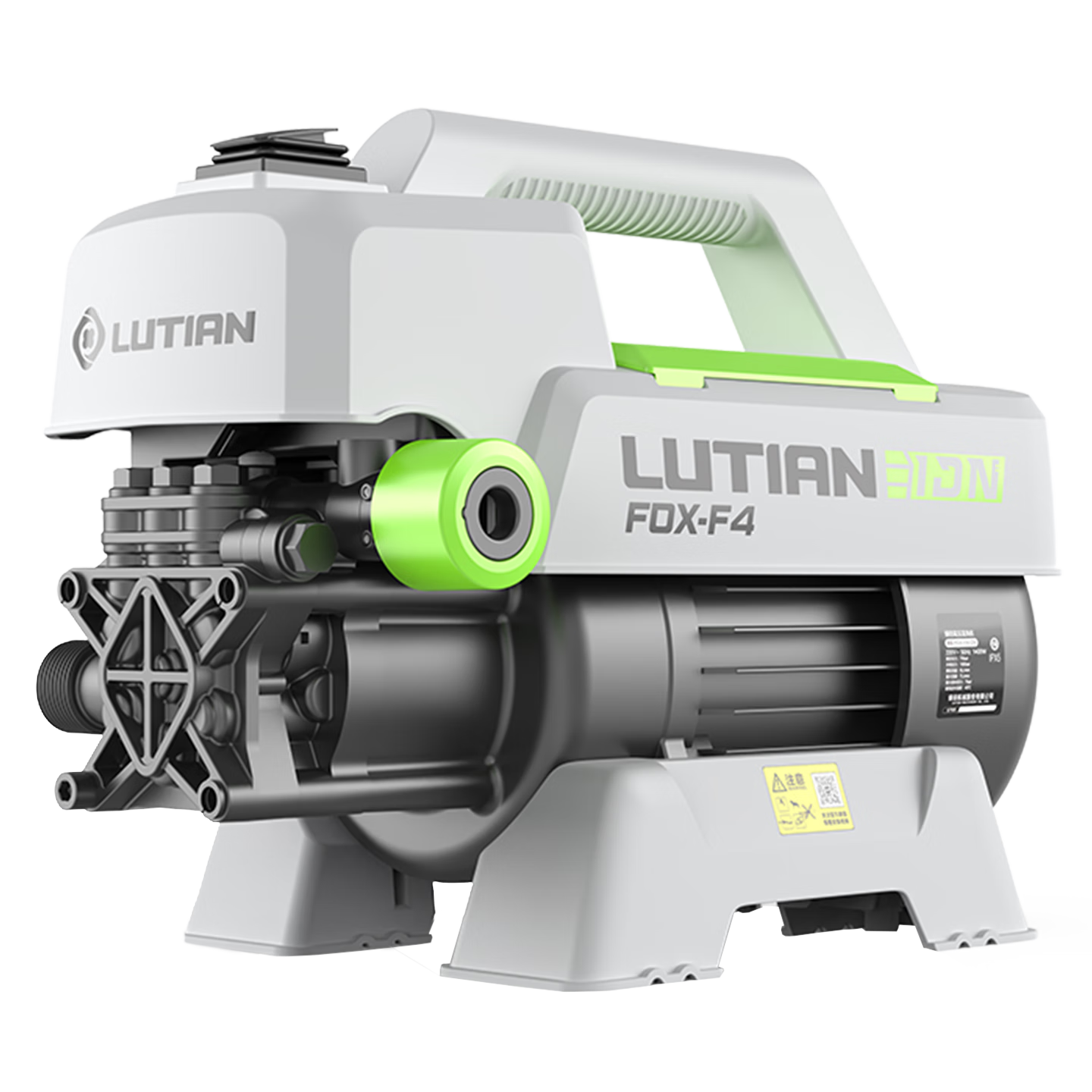 綠田（LUTIAN）高壓洗車機(jī)御兔R4感應(yīng)家用清洗機(jī)洗車水槍水泵無刷車洗車神器