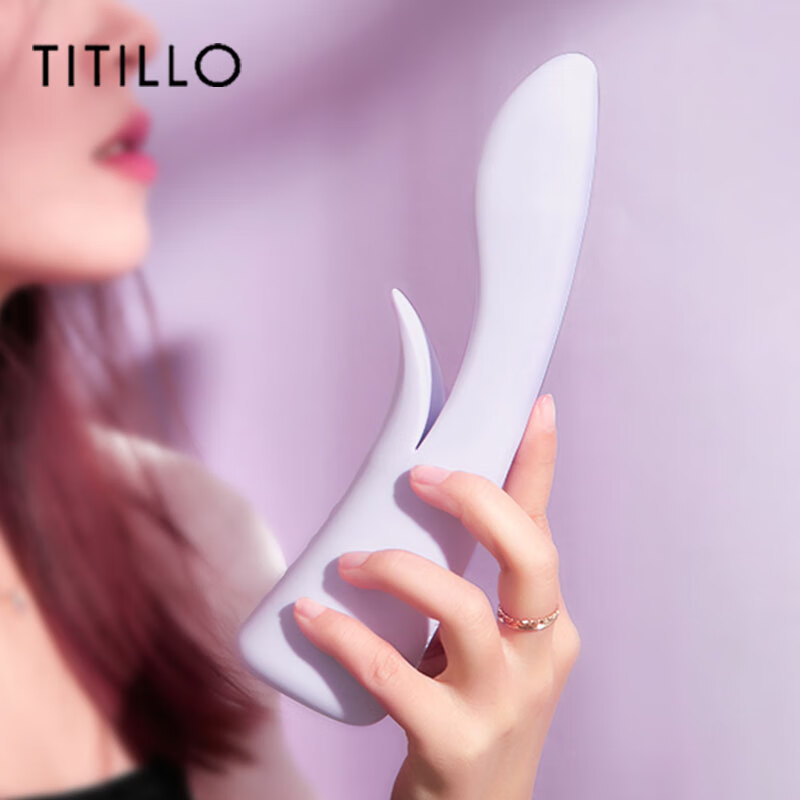 TITILLO蒂蒂乐萌芽遥控弯曲震动av棒双人玩具女性自安慰全自动性用品入体 萌芽-奶芋紫-送绑腿带+润滑液