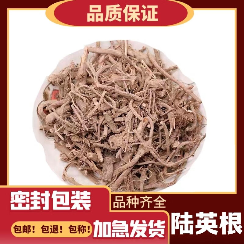 走马箭广西野生中药材八棱麻八里麻陆英根接骨草纯根部 陆英根100克