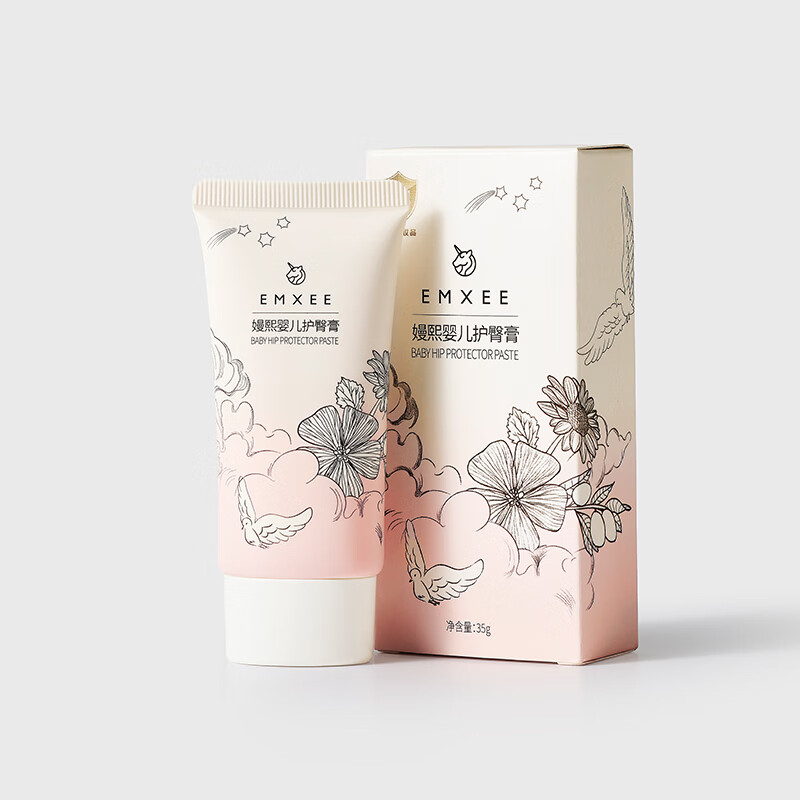 嫚熙（EMXEE）护臀膏新生婴儿专用护臀保湿屁屁霜宝宝儿童舒缓红屁股护臀霜 婴儿护臀膏35g